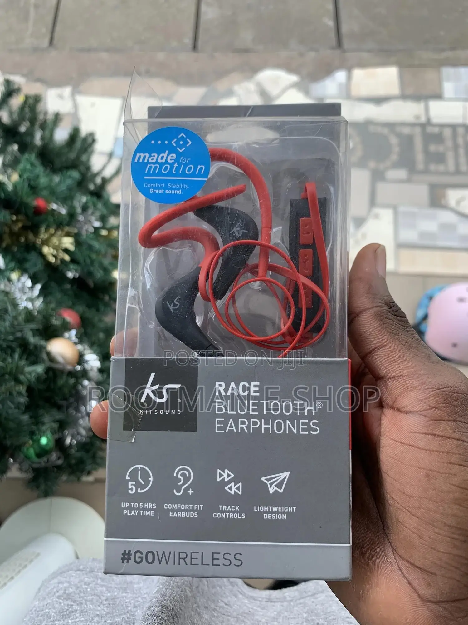 Kitsound Race in Ear Wireless Bluetooth With Spare Earbuds