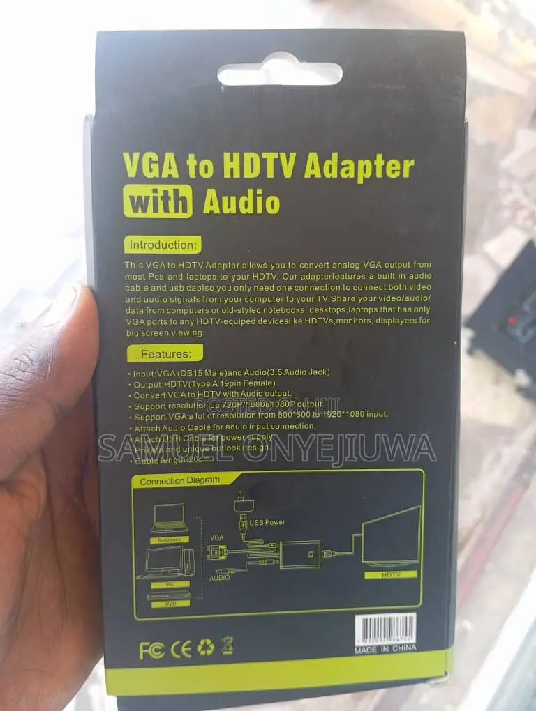 VGA to HDTV Adapter