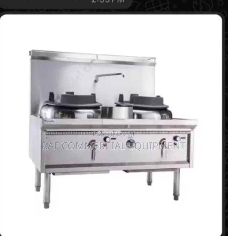 Double Wok Burner Stove High Pressure