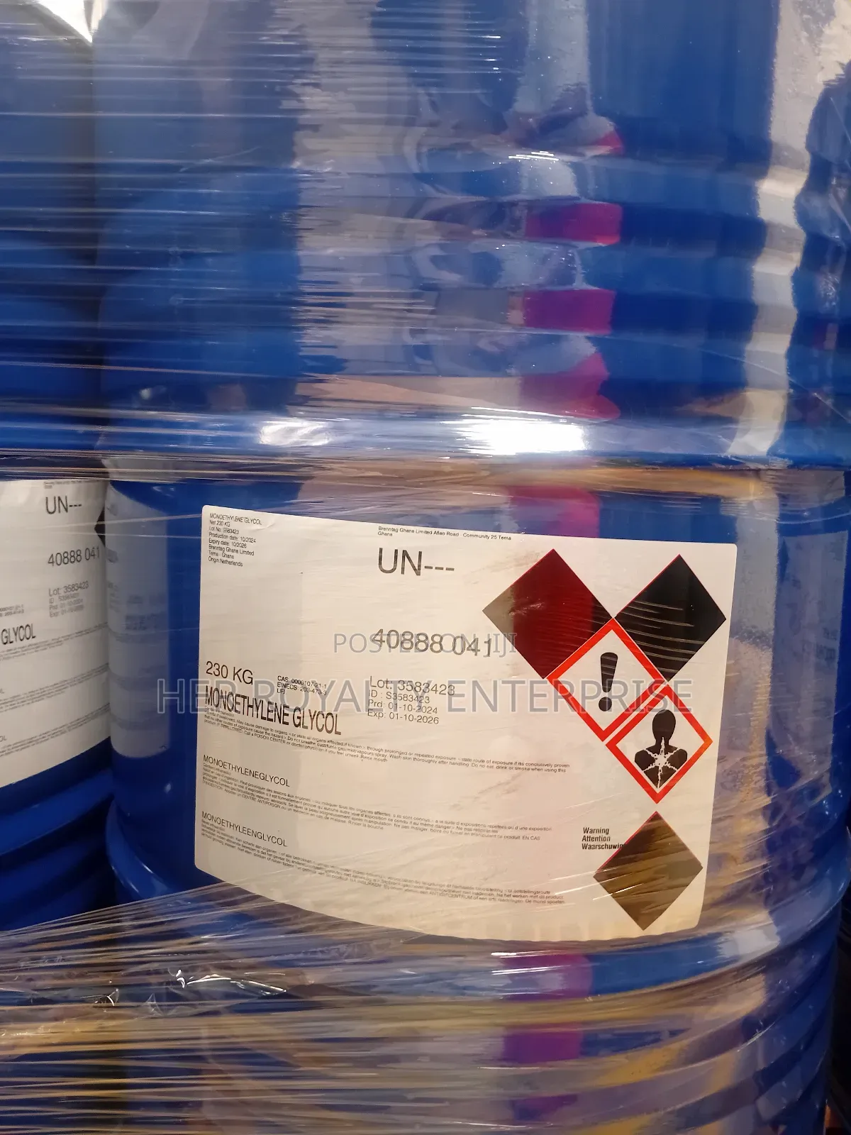 Monoethylene Glycol 230kg