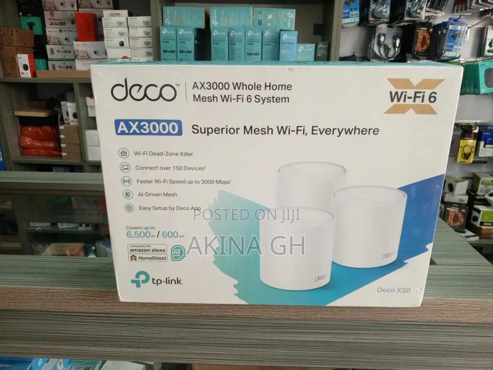 Tp-Link Whole Home Mesh System Ax3000 Deco X50
