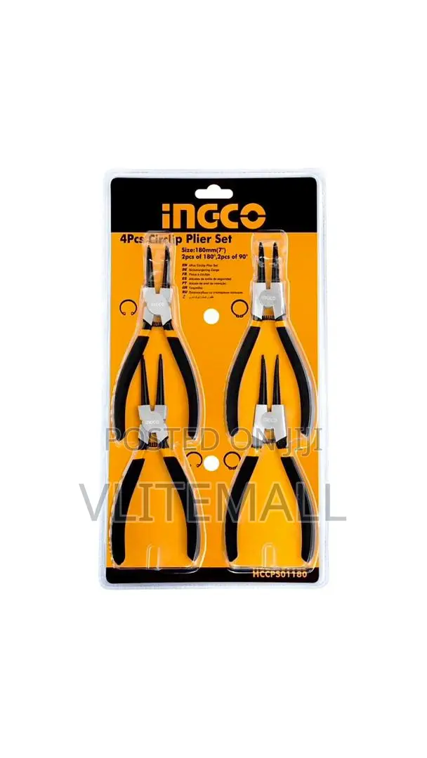 4 PCS Circlip Plier Set