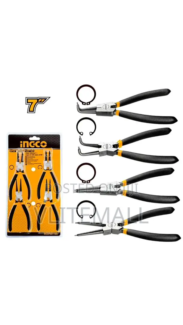 4 PCS Circlip Plier Set