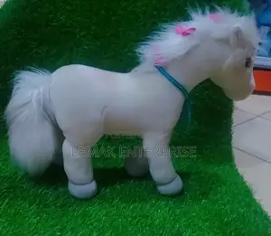Toy Horse for Kids/White Plush Horse Flevo Toys