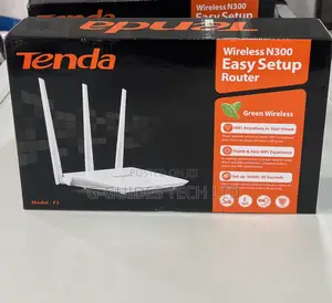 Tenda Wireless N300 Easy Setup Router F3