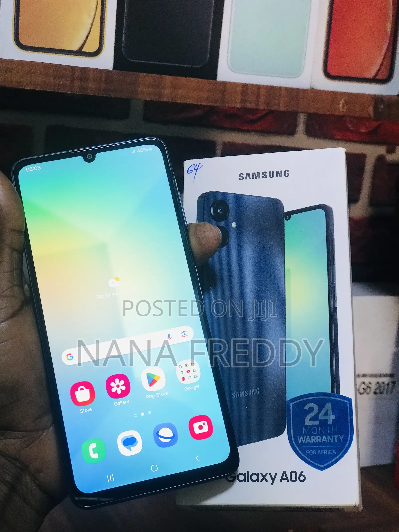 New Samsung Galaxy A06 64 GB Black