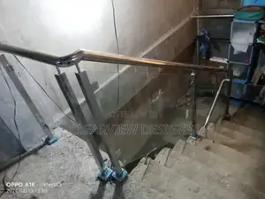 Modern Stainless Steel Glass Railing