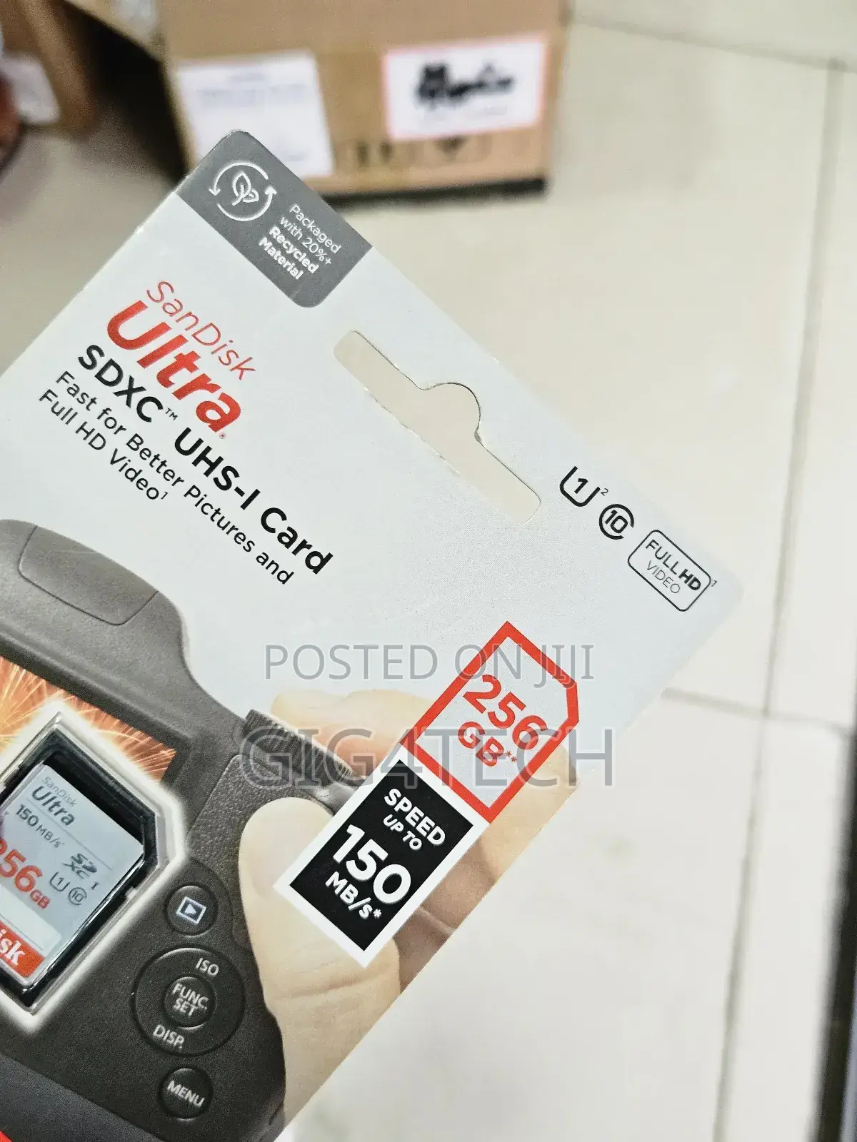 Sandisk Ultra 256gb 150mbps Sd Card