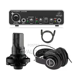 Recording Bundle With Umc22 and Takstar Pck220