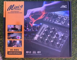 Jac Mini Audio Mixer With Bluetooth and Usb Audio Interface