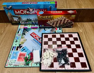 Chess and Monopoly Board Game