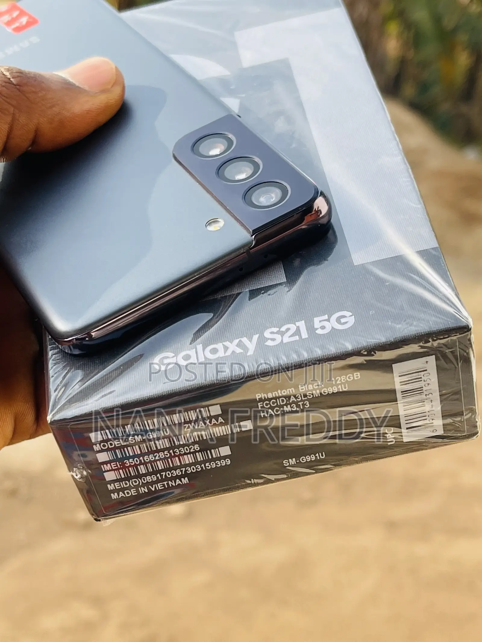 New Samsung Galaxy S21 5G 128 GB Black