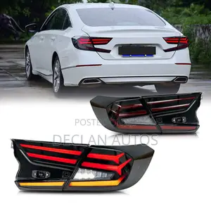 Accord 22 Dark Led Tail Lights Brake Trunk Light Sequential