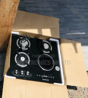 Fabulous 3 Gas Hobs 1 Electric Kenwood 60cm Black Glass