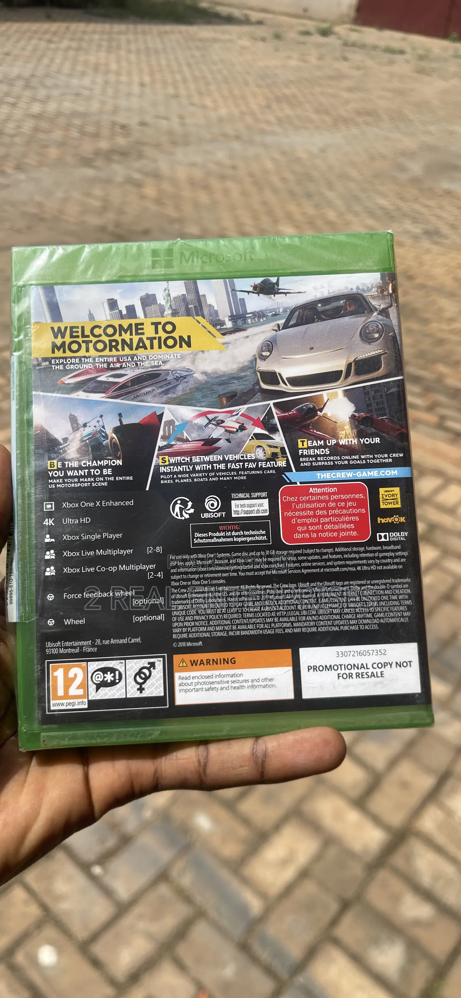 Xbox One the Crew 2 Game CD