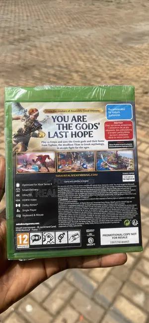 Xbox One, Xbox Series X Immortals Fenyx Rising Game CD
