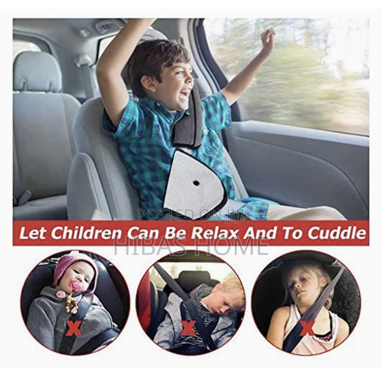 Diagtree Belt Strap Cover, Seat Belt Cover for Kids