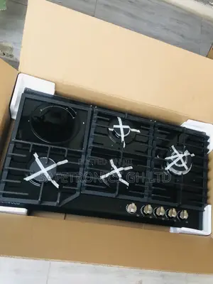 Original Black Glass 90cm Kenwood 4 Gas 1 Electric
