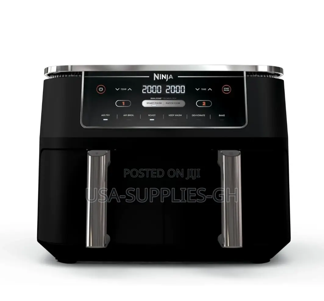 Ninja Airfryer 10 Quart 6-in-1 Xl 2-Basket -From Usa