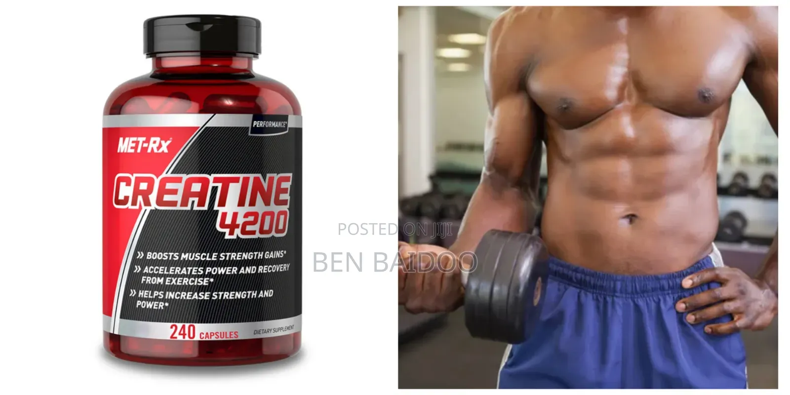 Creatine Max Energy Performance Booster Capsule(240 Caps)