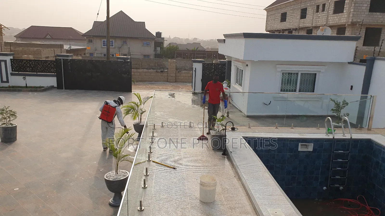 Swimming Pool Cleaning and Fumigation With Cleantex
