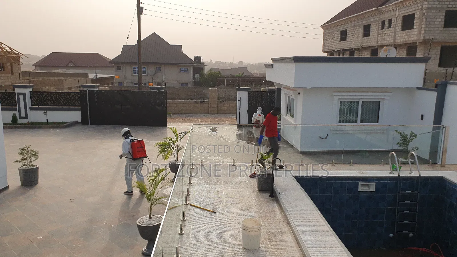 Swimming Pool Cleaning and Fumigation With Cleantex