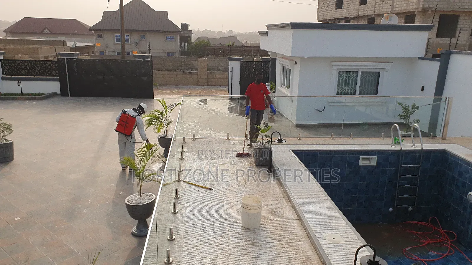Swimming Pool Cleaning and Fumigation With Cleantex