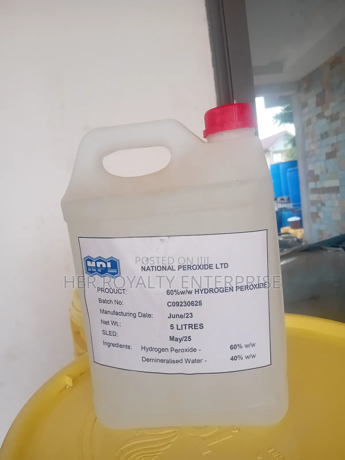Hydrogen Peroxide 5L