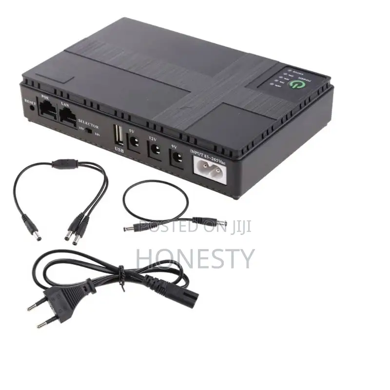 Cwups 36w Dc Poe Mini Ups Battery Backup for Wifi Router