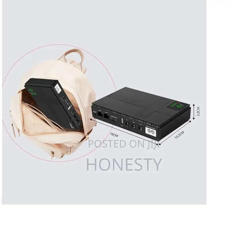 Cwups 36w Dc Poe Mini Ups Battery Backup for Wifi Router