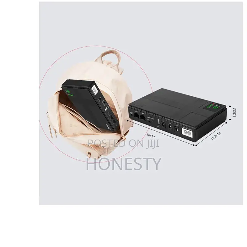 Cwups 5v 9v 12v 24v 45w Mini Ups for Wifi Router and CCTV