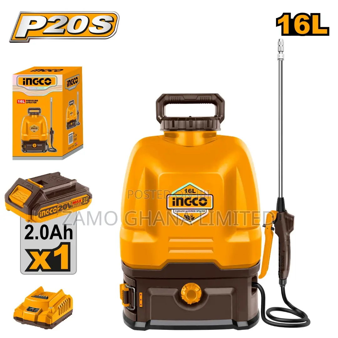 Cordless Knapsack Sprayer 20v 16l + Battery - Cspli20162