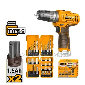 Cordless Impact Drill 12v + 2 Battery + Accs - Cosli23114