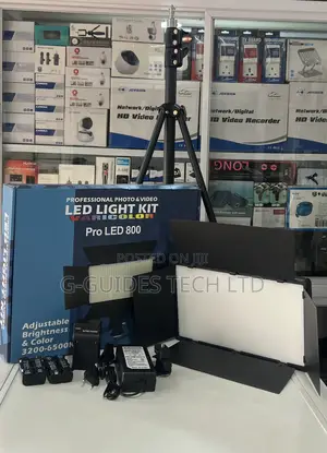 Professional Photo and Video Led Light Kit (Pro Led 800)
