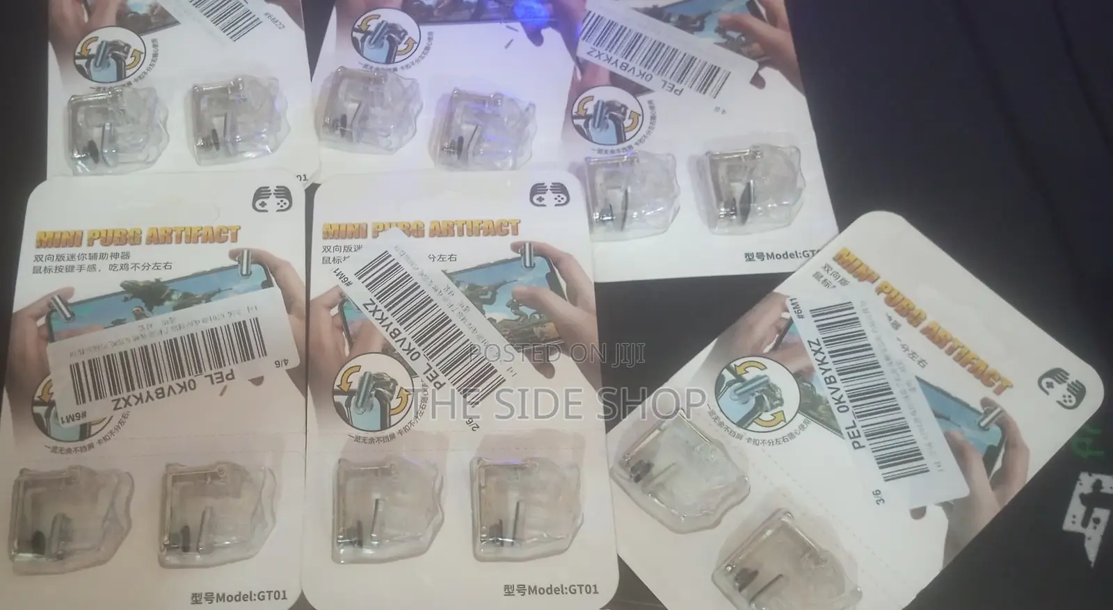 Pro Mobile Gaming Device L1/R1 Control Triggers (Transparent)