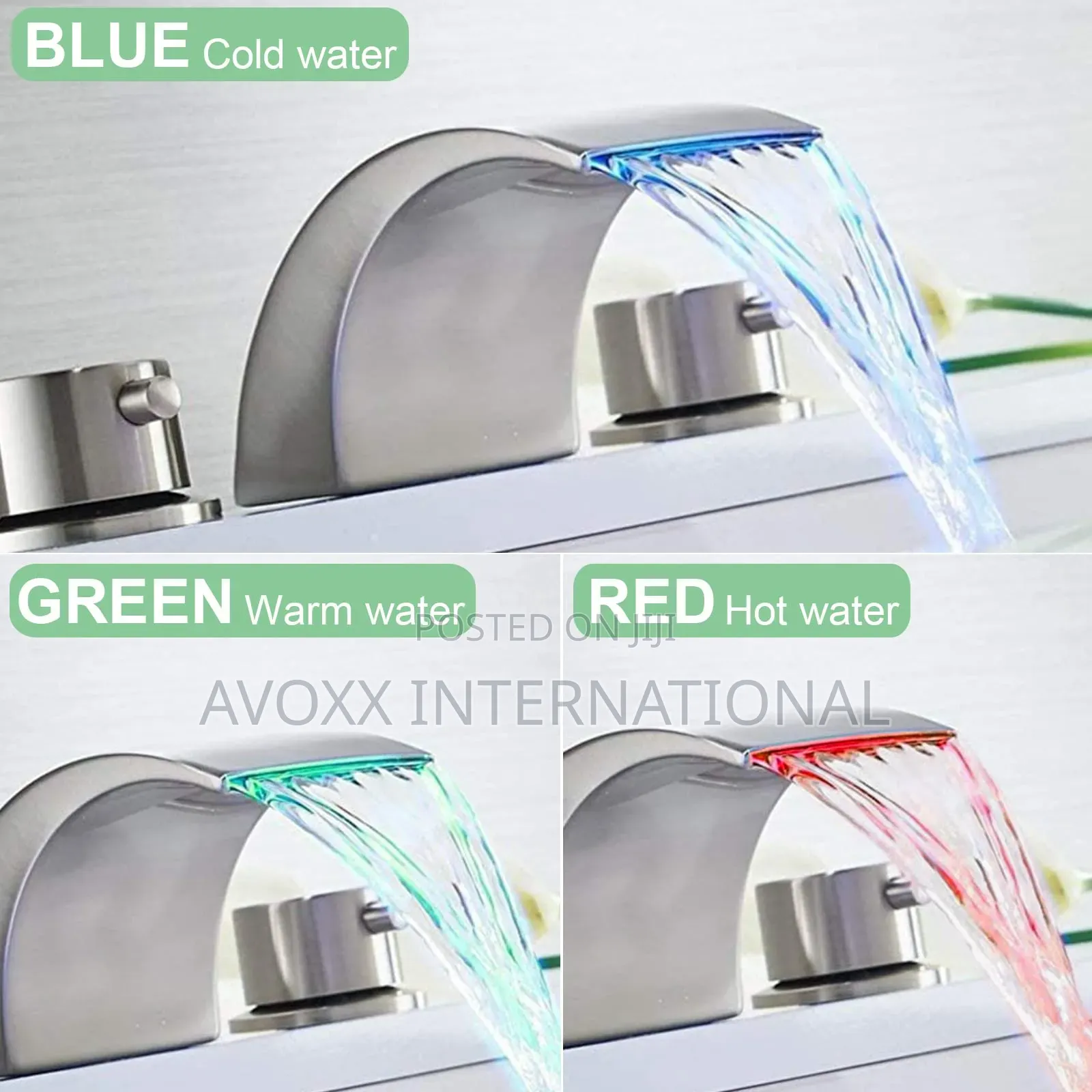 Widespread Bathroom Faucet Brushed Nickel W/Pop Up Drain