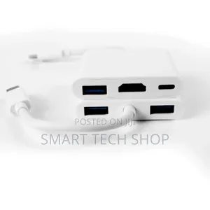 HC-04D 5 in 1 Video Output Type-C to HDTV Adapter 3 Port