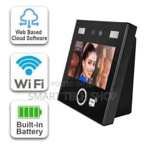 AI Dynamic Face Recognition Time Attendance Built In Battery