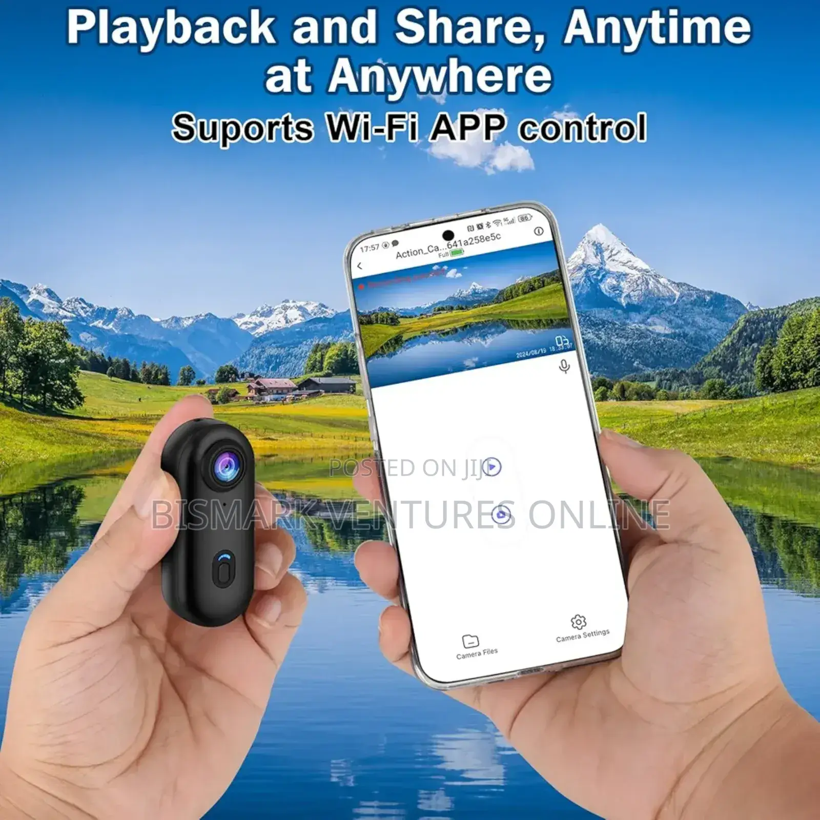 I3 Thumb Action Camera