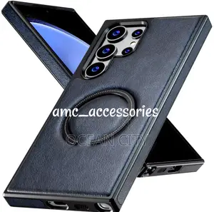 Magsafe Leather Case for S25, S24u, S23u, S22u Models