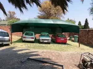 Three-Car Carport Shade Structure