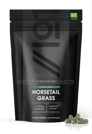 Organic Horsetail 1400mg 90 Vegan Capsules - UK Sourced