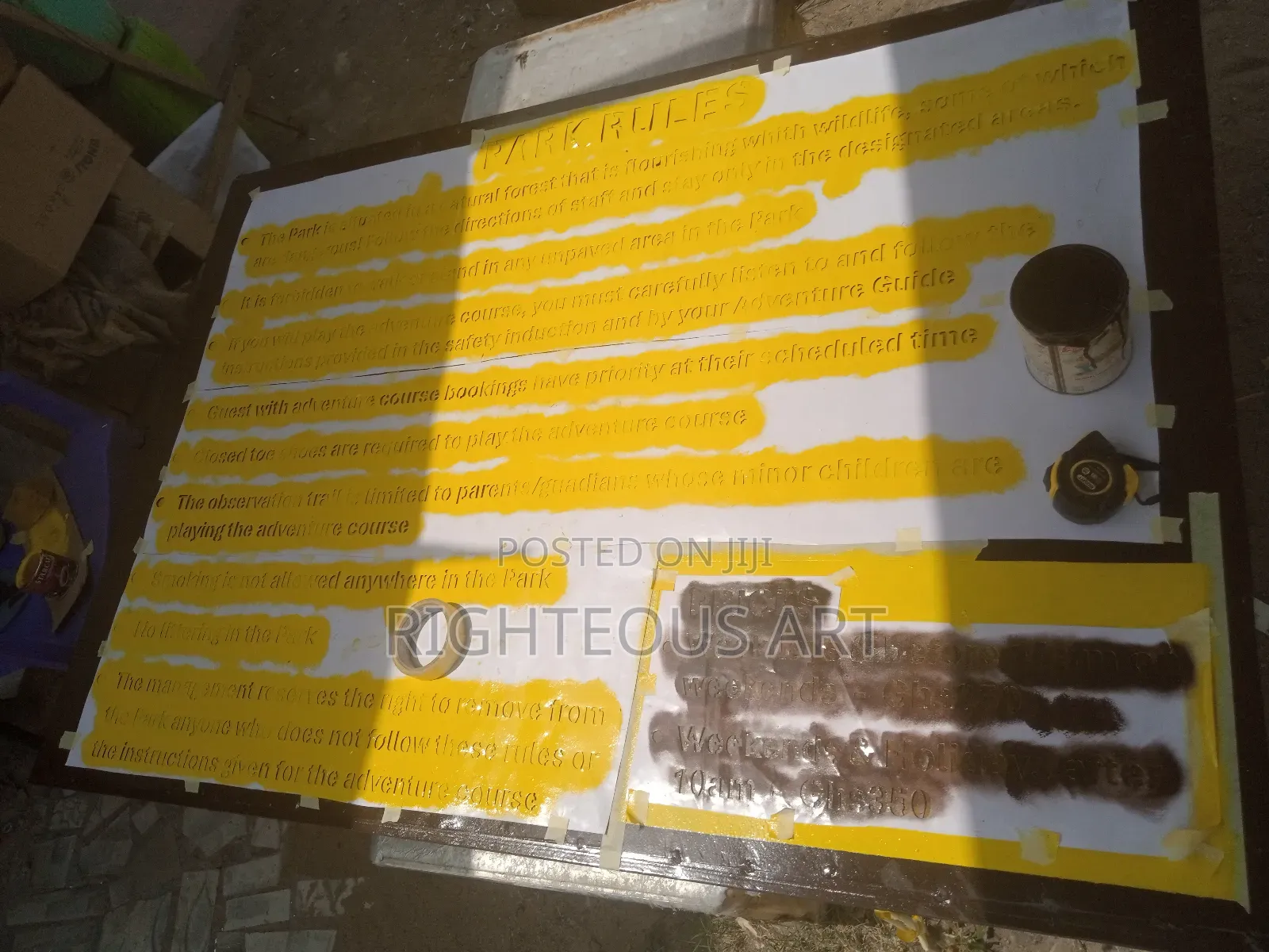 Art and Sign Writer Services