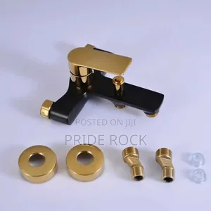 Black and Gold Shower, Telephone Shower, Mixture Tap