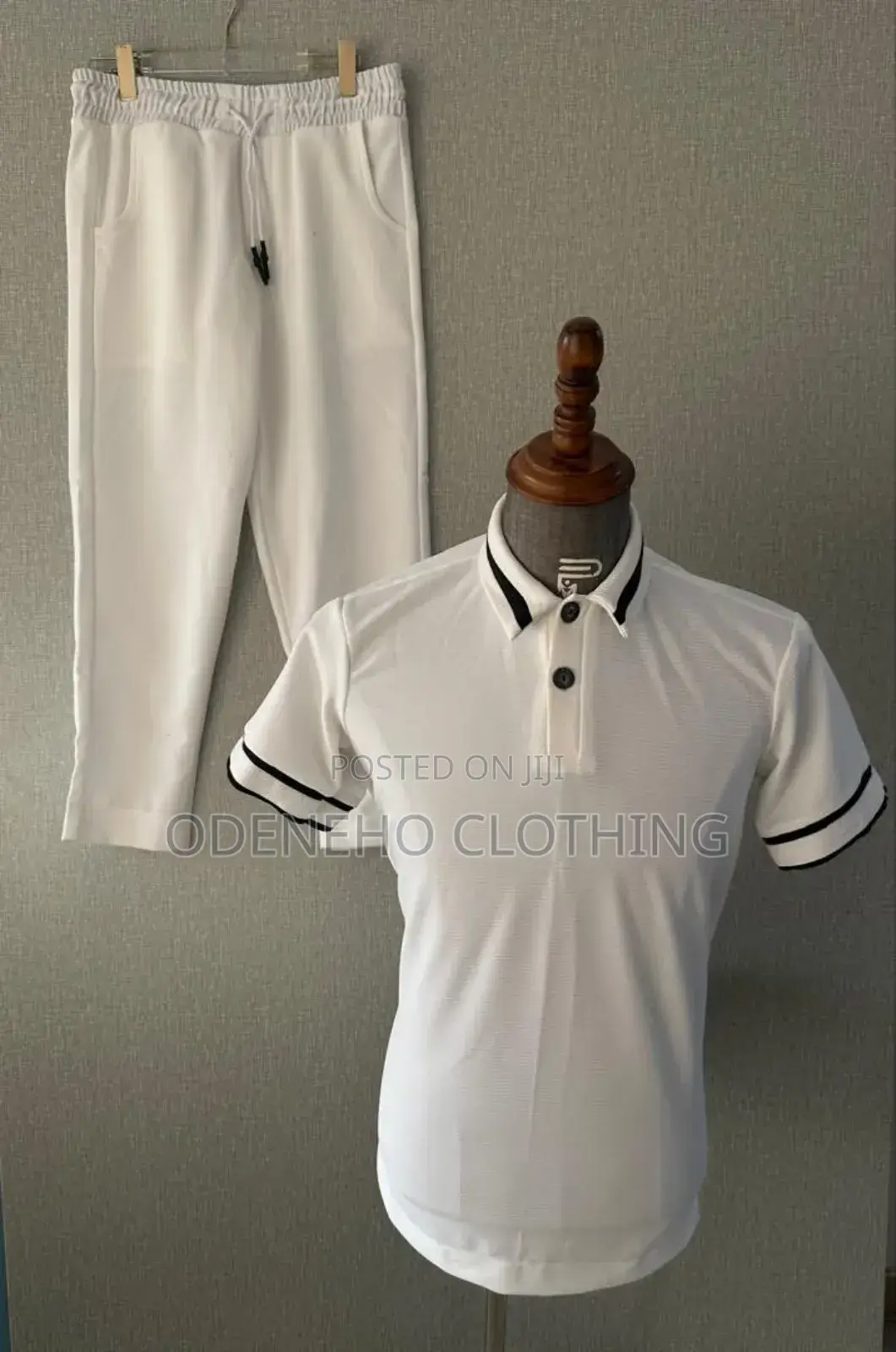 Classic Plain White Turkish Kaftan Top and Down