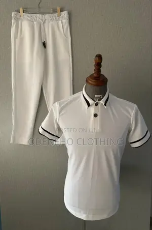 Classic Plain White Turkish Kaftan Top and Down