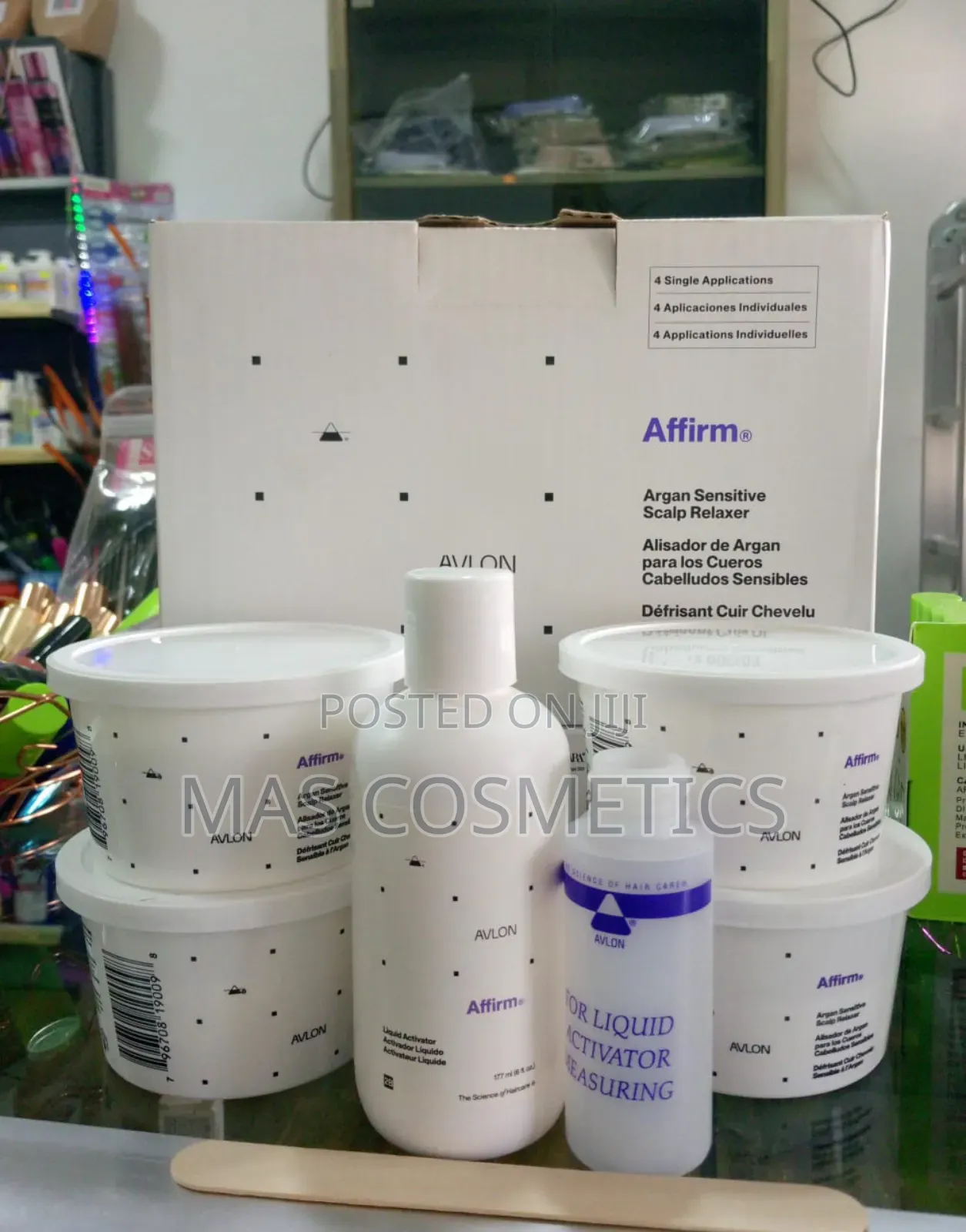 Affirm - Sensitive Scalp Relaxer 4in1 / Fiber Guard Relaxer