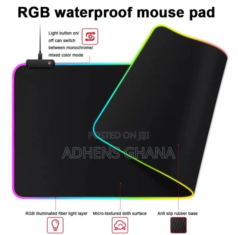 RBG Keyboard Mouse Pad