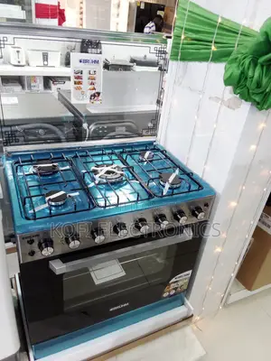 Bruhm 5 Burner Gas Cooker With Oven and Grill (80×60)