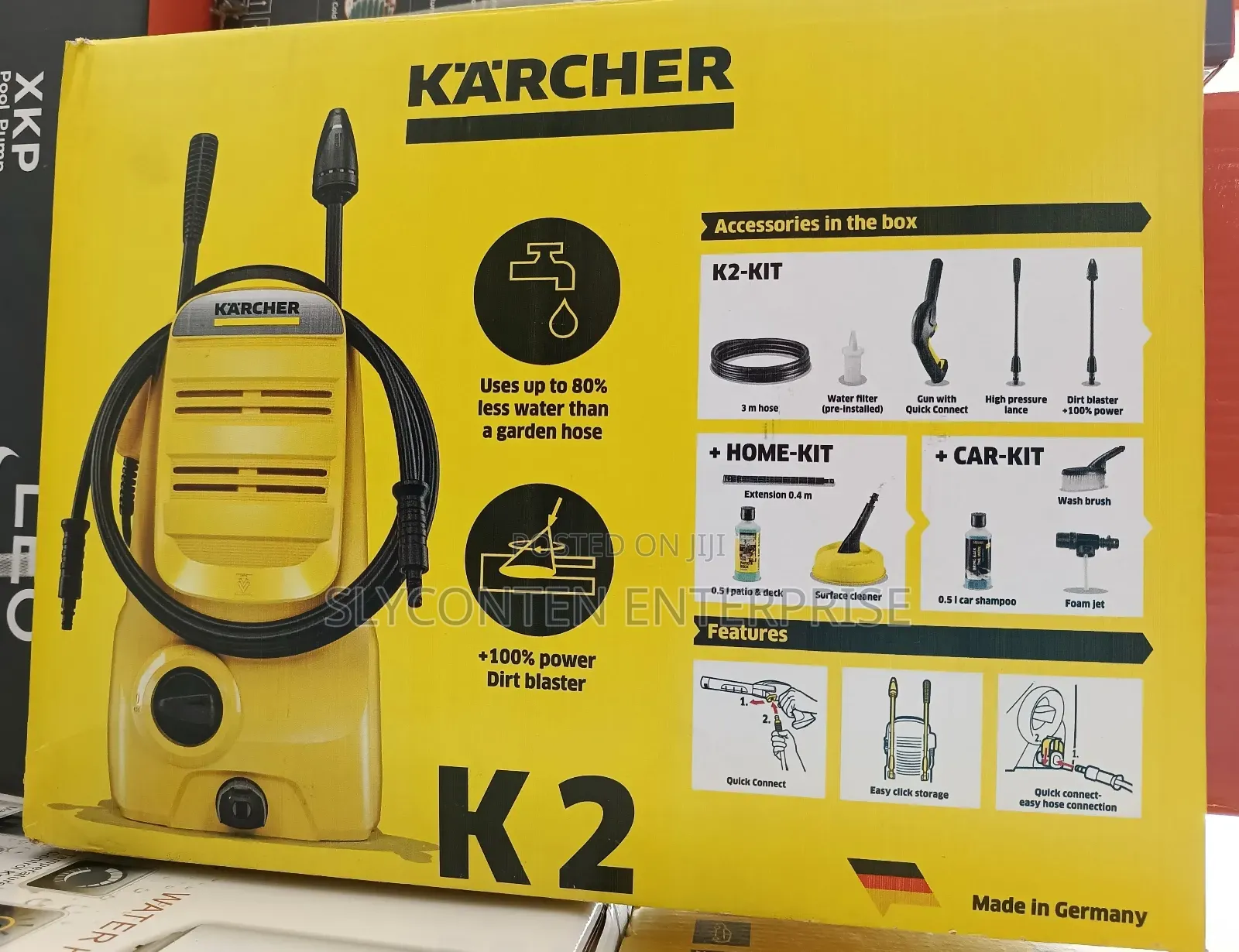 Karcher K2 With Unique Accessories
